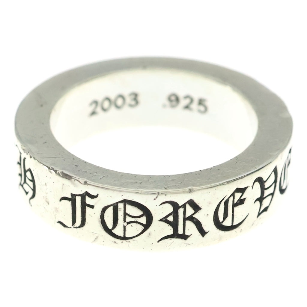 CHROME HEARTS(クロムハーツ) 6mm SPACER FOREVER 6mmスペーサーリング フォーエバーシルバーBCA337