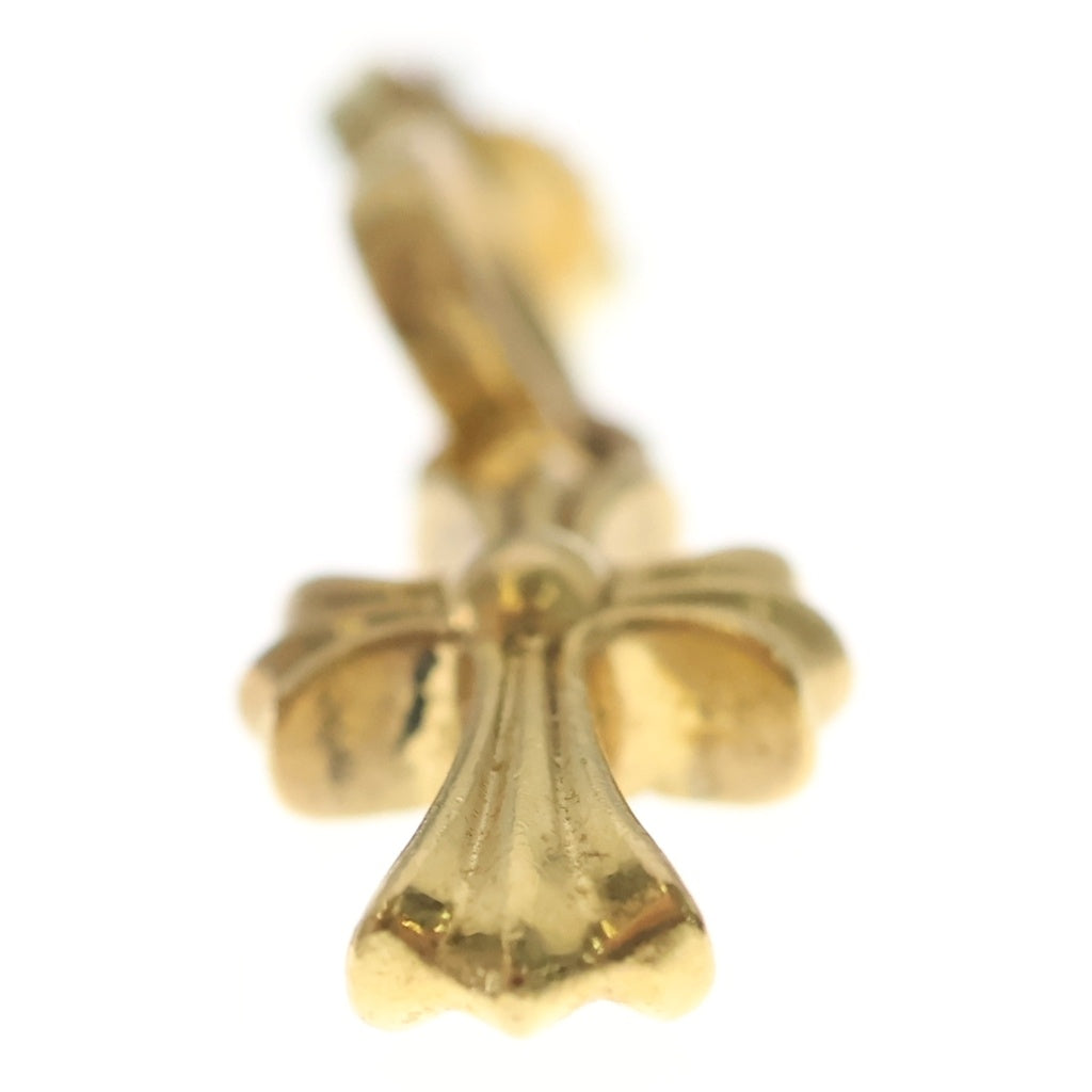 CHROME HEARTS(クロムハーツ) 22K BBY F PPRCHN P/DIA ベイビーファットクロス ドロップピアス PAVEダイヤ ゴールド BCA018