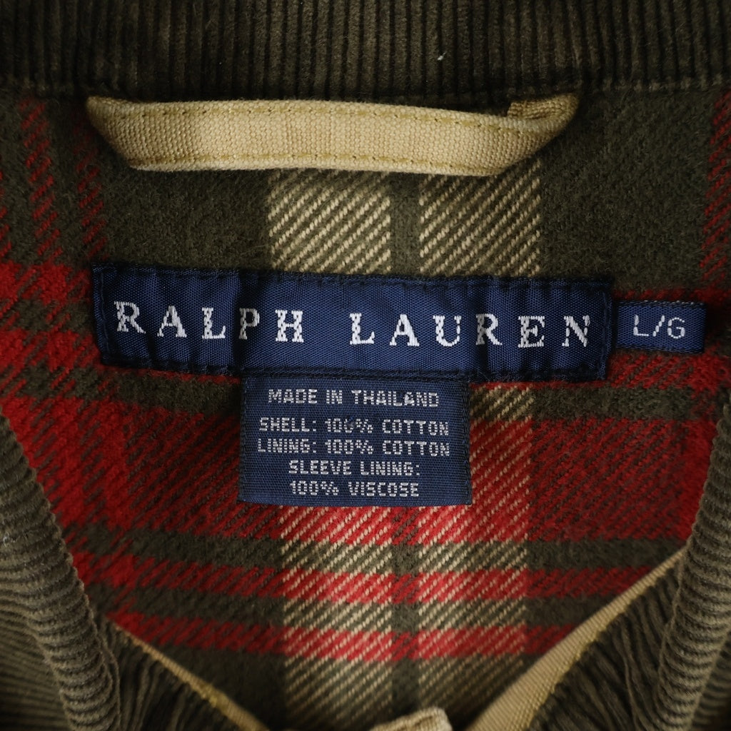 RALPH LAUREN(ラルフローレン) 90S 裏地ブランケット ハンティング ジャケット ブラウン