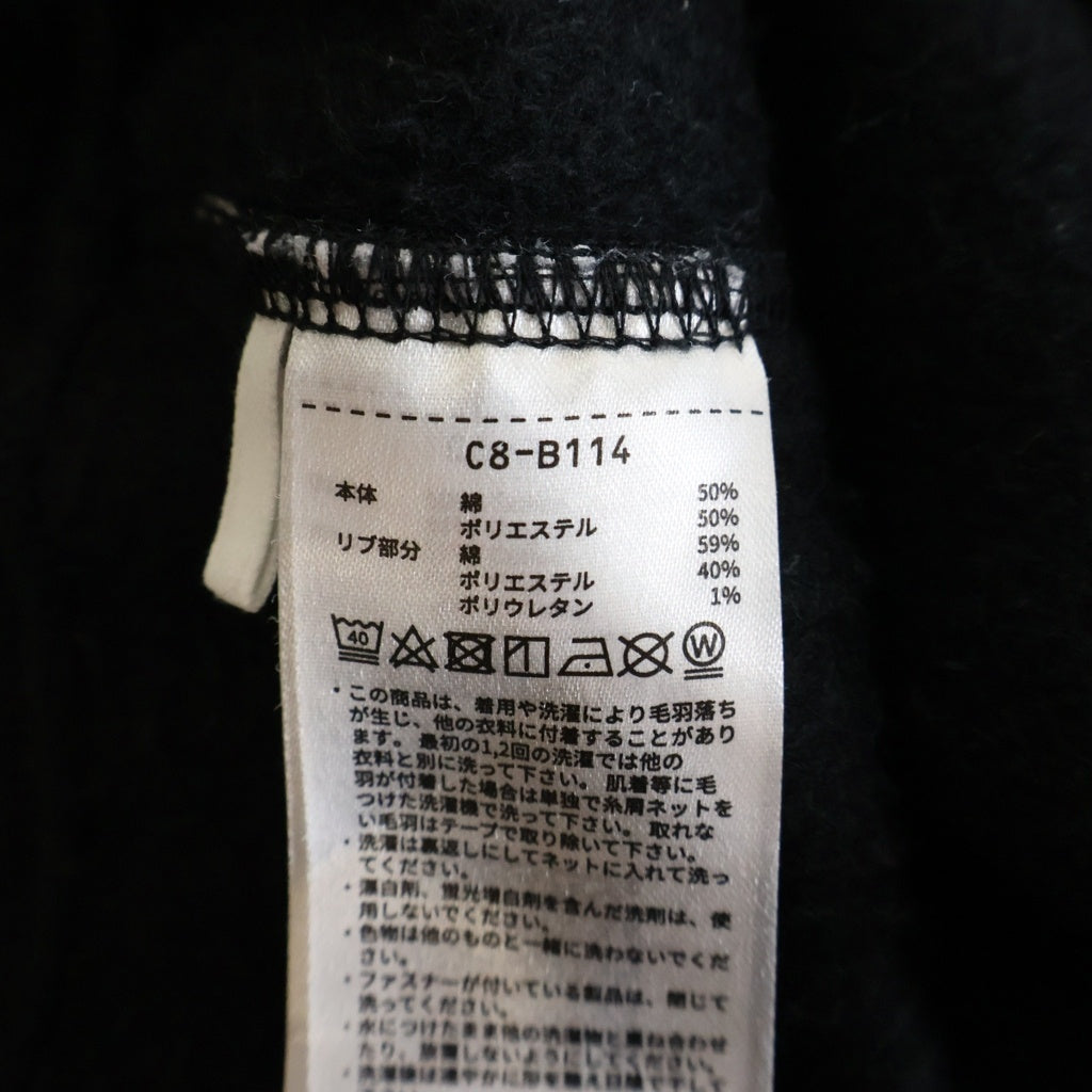 WTAPS(ダブルタップス) 24AW x Champion Academy Hooded チャンピオン アカデミー フーディー スウェット プルオーバーパーカー ブラック 242HBCHD-CSM04S