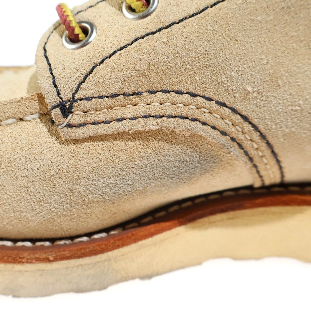 RED WING(レッド ウイング) IRISH SETTER MOC-TOE アイリッシュセッター モックトゥ スエード レザー ブーツ ベージュ レディース US5/23cm 8173