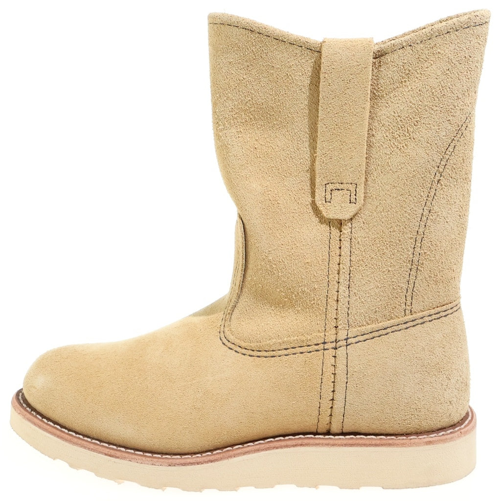 RED WING(レッド ウイング) 9-inch Pecos 9インチ ペコス スエード ブーツ ベージュ レディース US5/23cm 8168