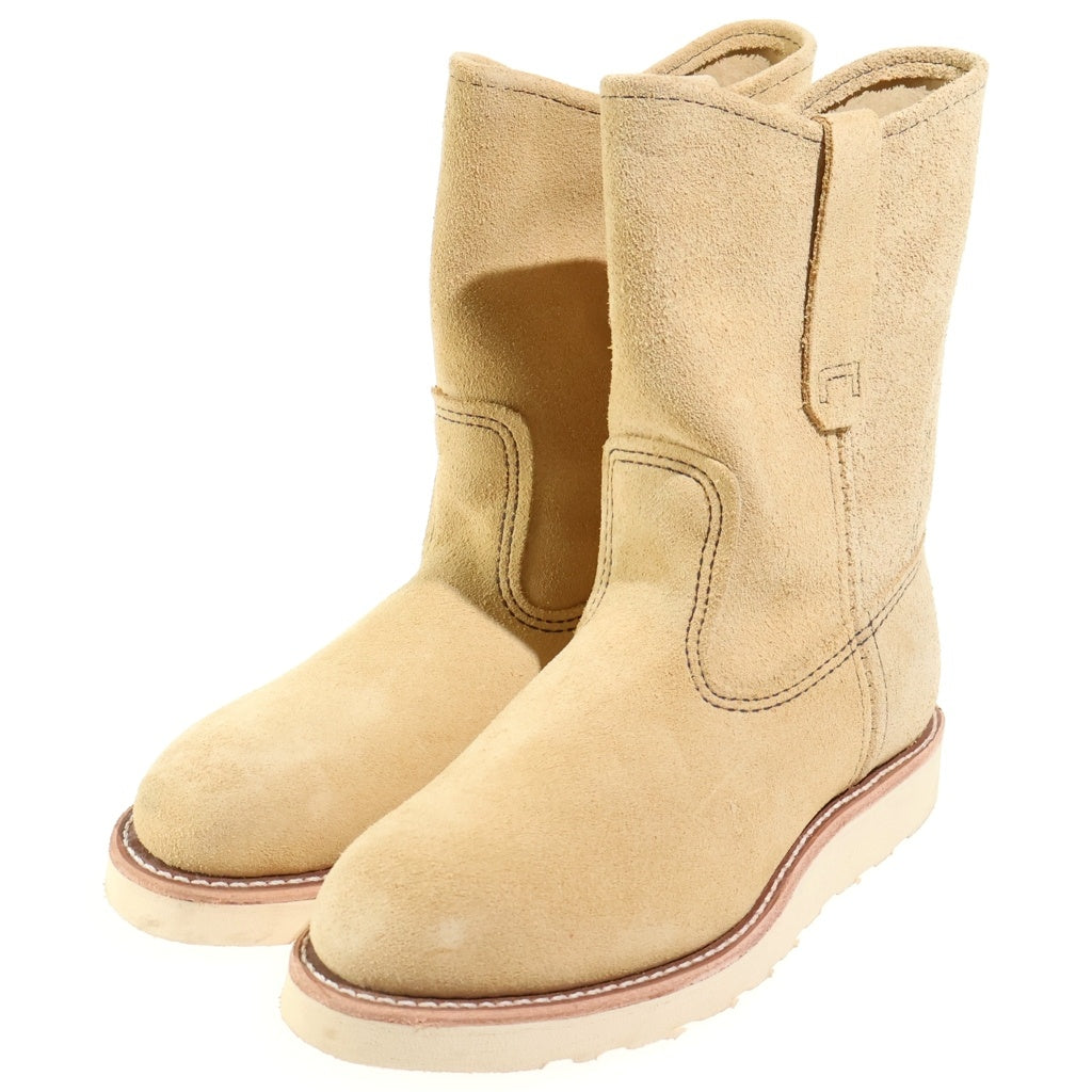 RED WING(レッド ウイング) 9-inch Pecos 9インチ ペコス スエード ブーツ ベージュ レディース US5/23cm 8168