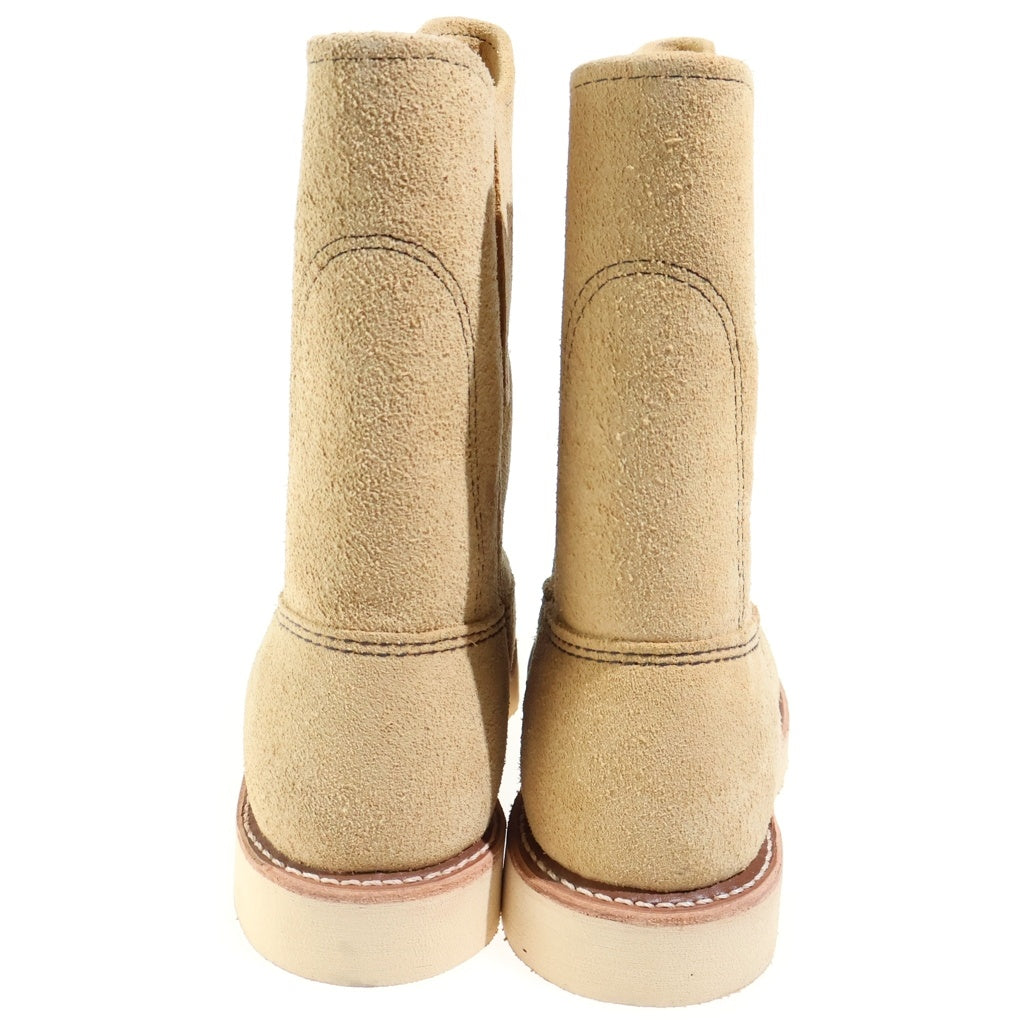 RED WING(レッド ウイング) 9-inch Pecos 9インチ ペコス スエード ブーツ ベージュ レディース US5/23cm 8168