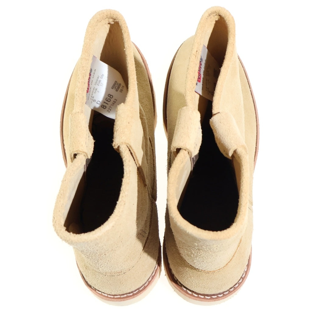 RED WING(レッド ウイング) 9-inch Pecos 9インチ ペコス スエード ブーツ ベージュ レディース US5/23cm 8168