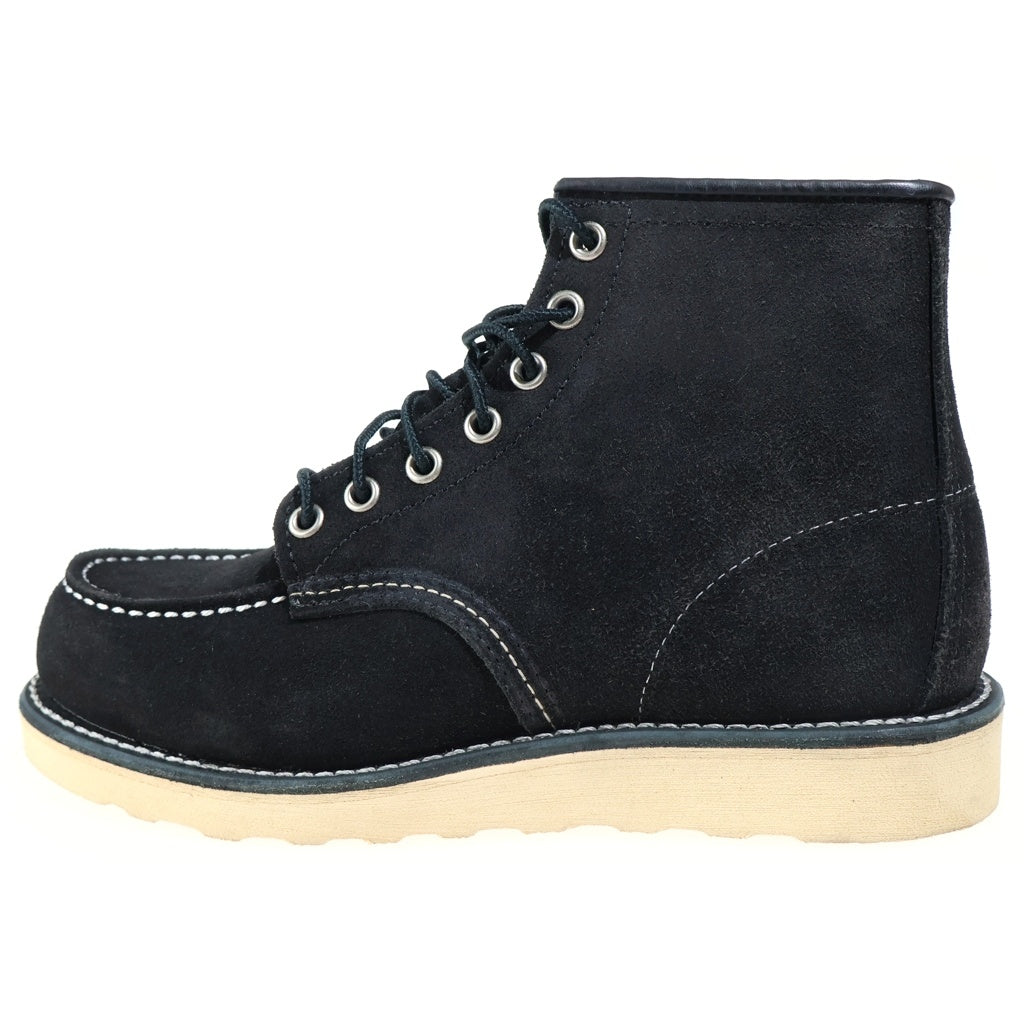 RED WING(レッド ウイング) 6-inch Classic Moc 6インチ クラシックモック スエード レザー ブーツ ブラック レディース US5/23cm 8874