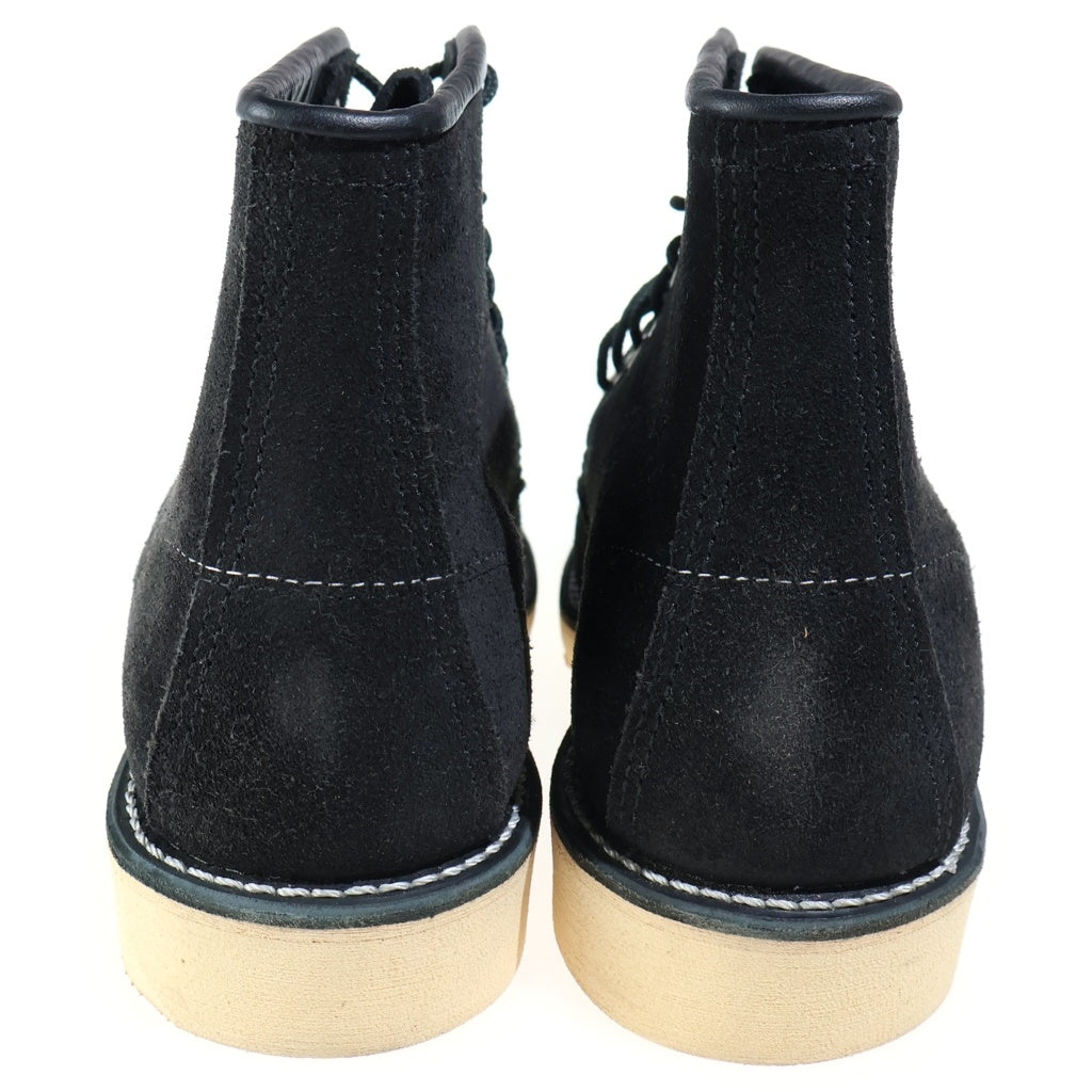 RED WING(レッド ウイング) 6-inch Classic Moc 6インチ クラシックモック スエード レザー ブーツ ブラック レディース US5/23cm 8874