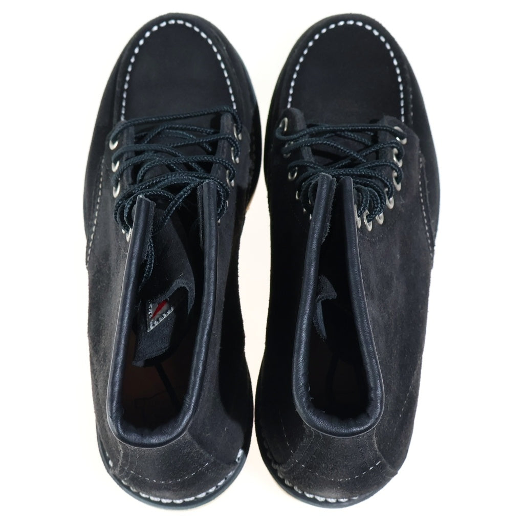 RED WING(レッド ウイング) 6-inch Classic Moc 6インチ クラシックモック スエード レザー ブーツ ブラック レディース US5/23cm 8874