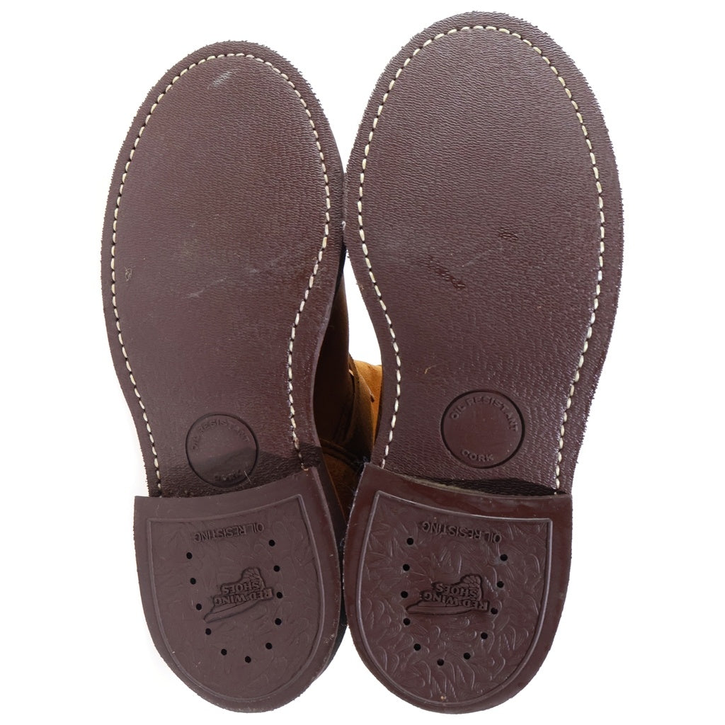 RED WING(レッド ウイング) IRONSMITH アイアンスミス スエード レザー エンジニア ワーク ブーツ ブラウン レディース US7/25cm 8123