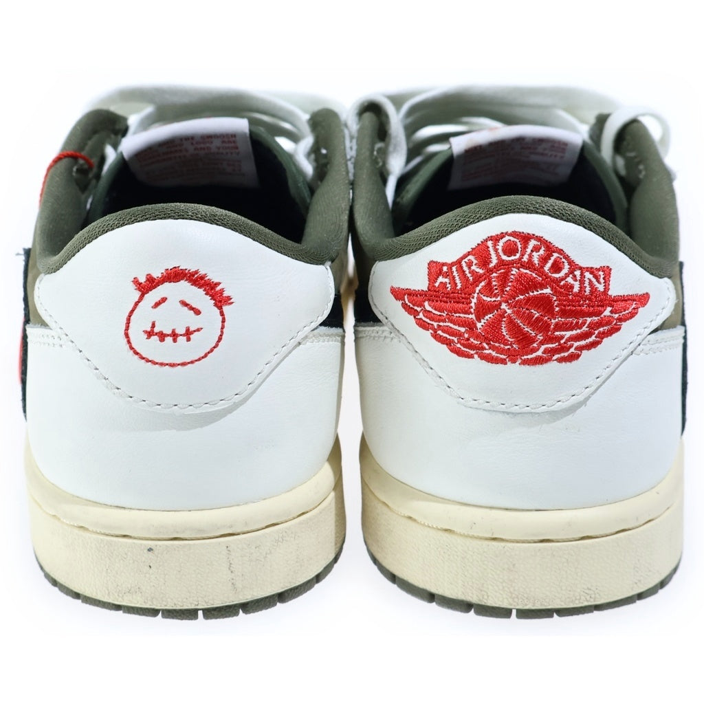 NIKE(ナイキ) ×TAVIS SCOTT AIR JORDAN1 LOW OG SP エアジョーダン1 ローカットスニーカー カーキ US8.5/26.5cm DM7866-200