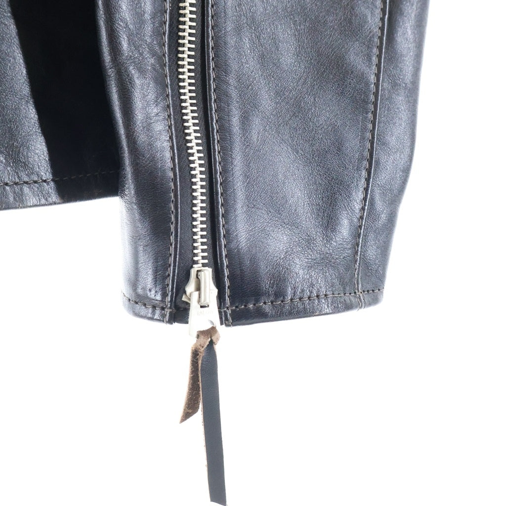 THE REAL McCOY'S(ザリアルマッコイ) × BUCO J-100 SINGLE RIDER'S JACKET ブコ シングルライダース レザージャケット ブラック