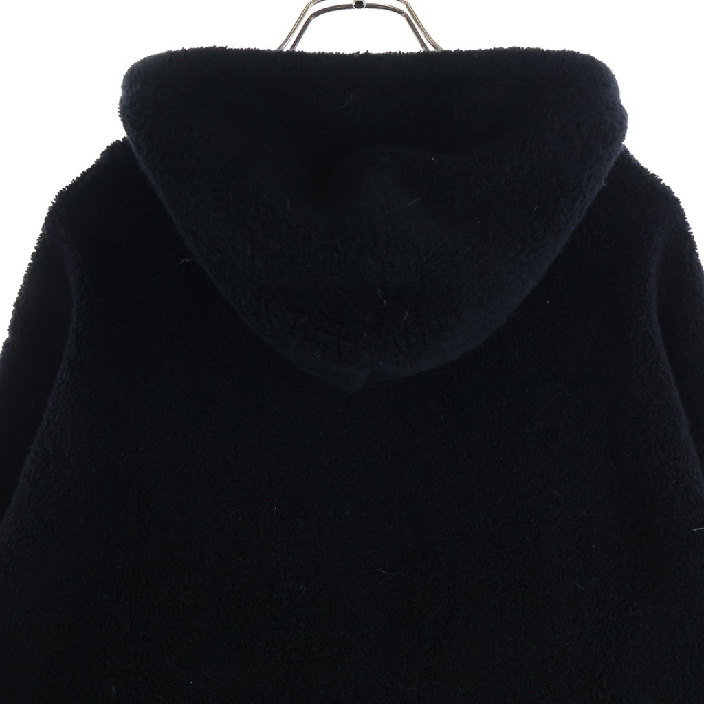 UNIVERSAL PRODUCTS(ユニバーサルプロダクツ) BOA ZIP HOODIE ボアジップアップ フーディ パーカー ブラック