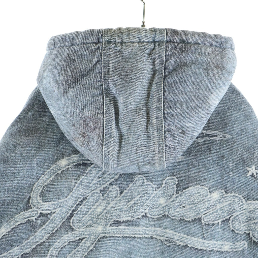 SUPREME(シュプリーム) 24AW HJR Trompe Loeil Hooded Work Jacket トロンプルイユ フーデッド ワークジャケット ブルー