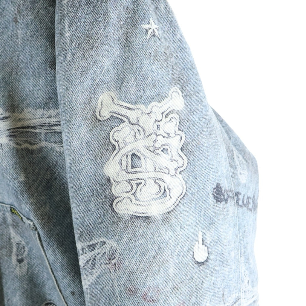 SUPREME(シュプリーム) 24AW HJR Trompe Loeil Hooded Work Jacket トロンプルイユ フーデッド ワークジャケット ブルー