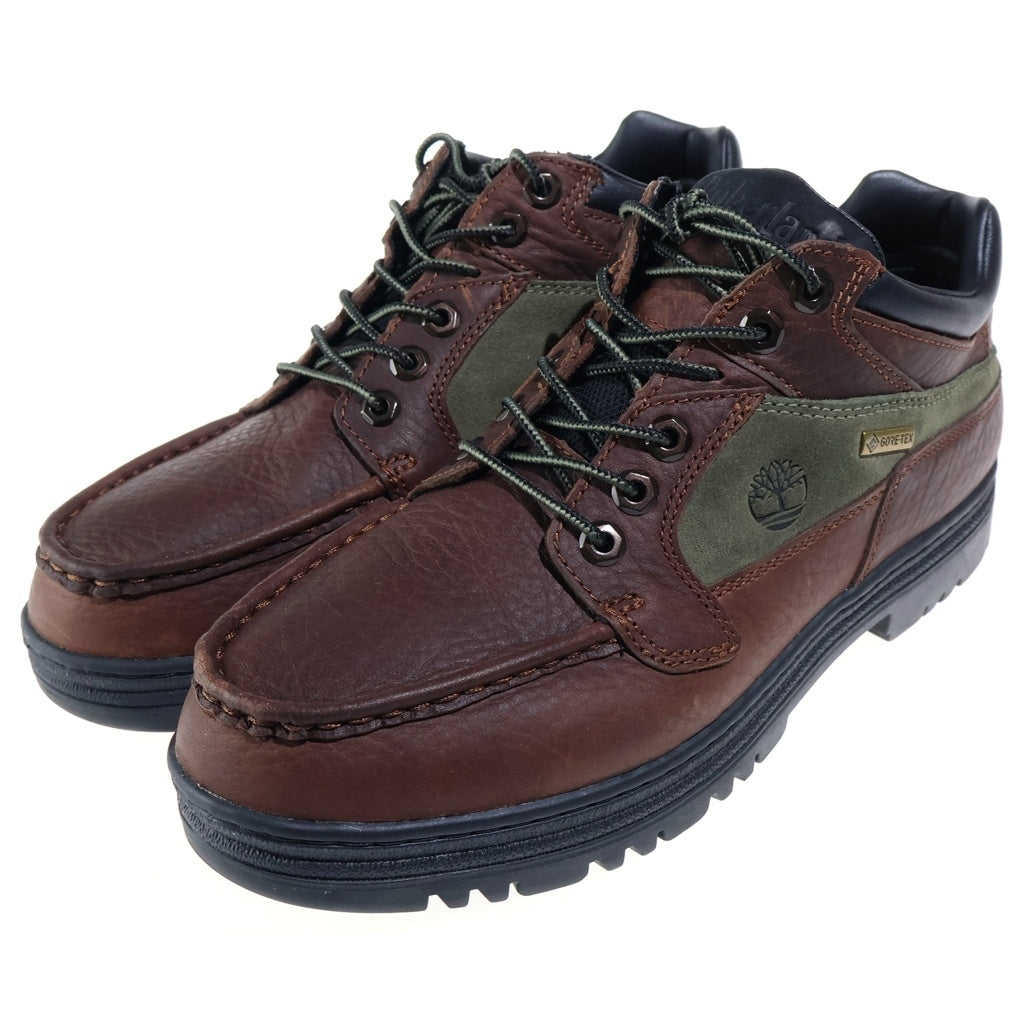 Timberland(ティンバーランド) ×the Apartment HERITAGE GTX MOC TOE MID ジ アパートメント ヘリテージ モックトゥー ゴアテックス ミッドカットブーツ ブラウン US10W/28cm 0A68KK