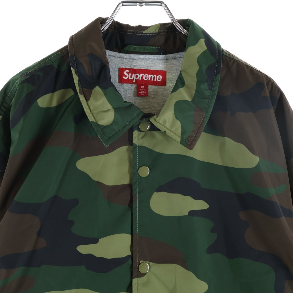 SUPREME(シュプリーム) 26AW Coaches Jacket Woodland Camo コーチジャケット ウッドランドカモ カーキ