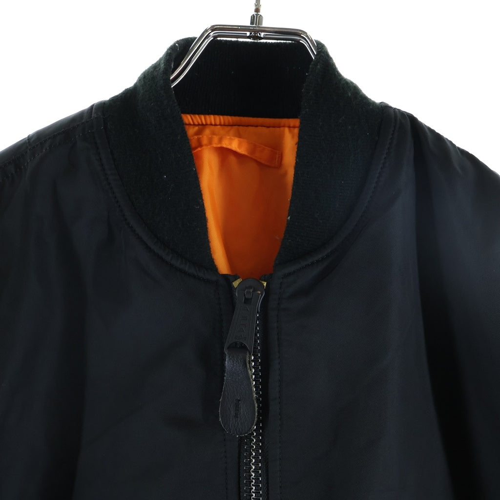 ALPHA INDUSTRIES(アルファ インダストリーズ) MA-1 フライト ミリタリージャケット ブラック 20004-201