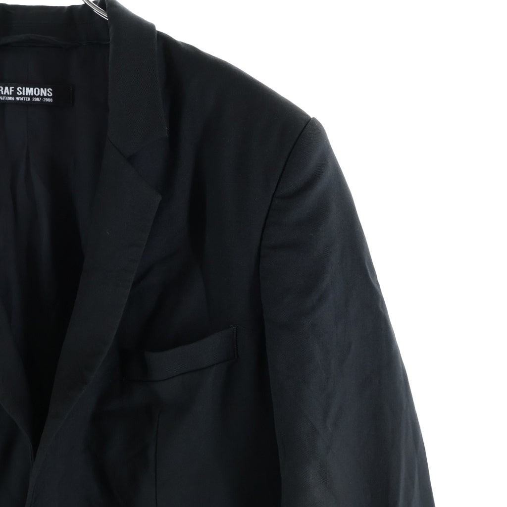 RAF SIMONS(ラフシモンズ) 07AW 1B テーラードジャケット ブラック