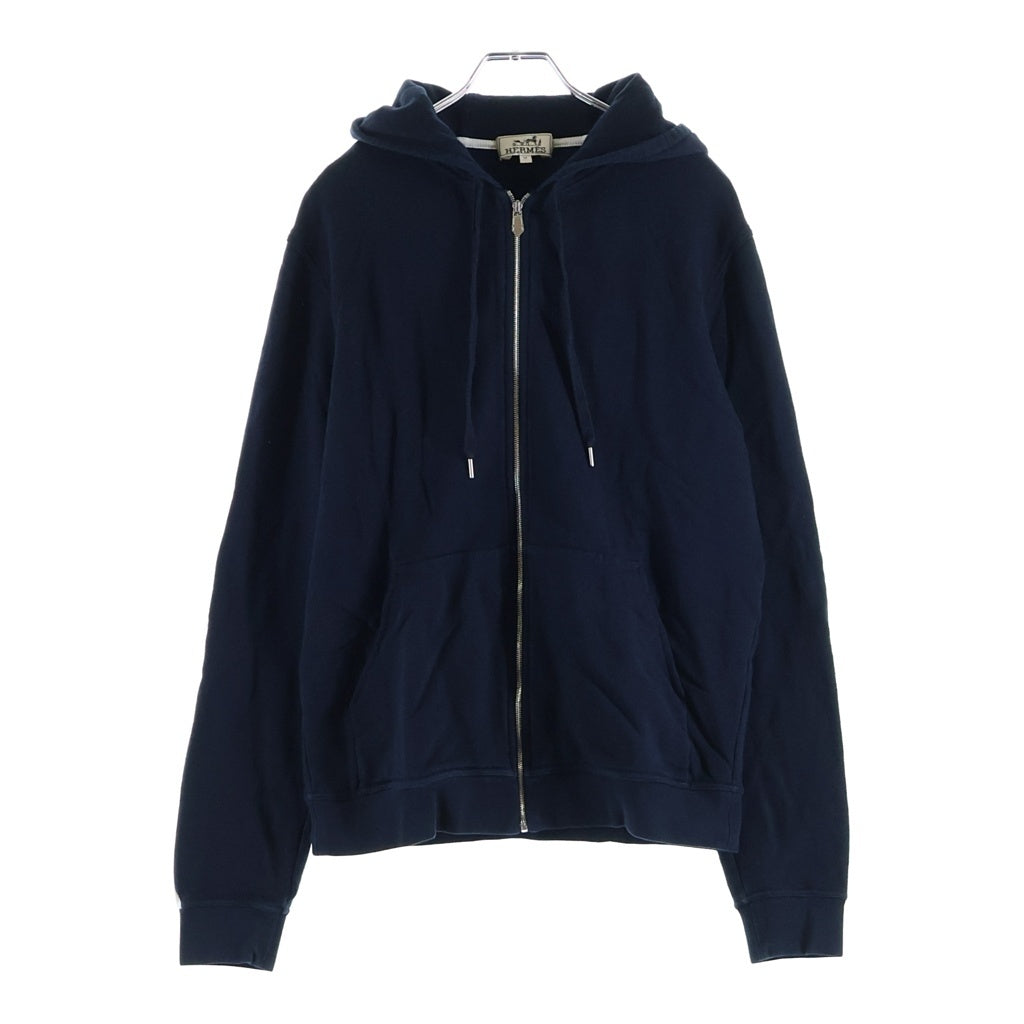 HERMES(エルメス) サイドライン ジップアップ スウェット パーカー ネイビー