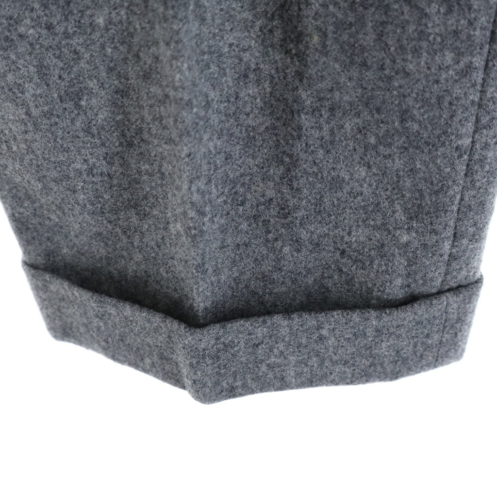 COMME des GARCONS HOMME PLUS(コムデギャルソンオムプリュス) 16AW AD2016 センタープレス ウール テーパードパンツ グレー PR-P021