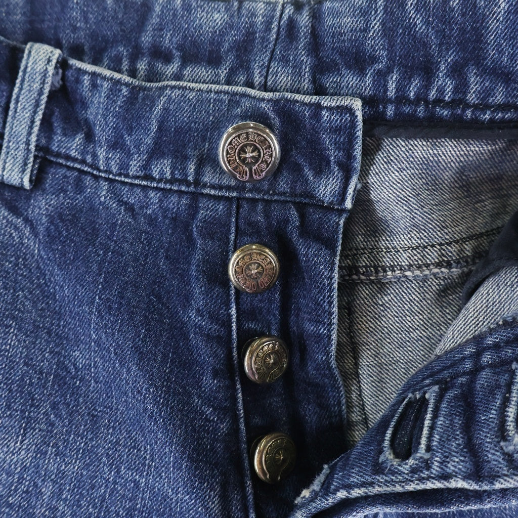 CHROME HEARTS(クロムハーツ) OLD FLEURKNEE DNM PANTS オールド フレアニー デニムパンツ インディゴ