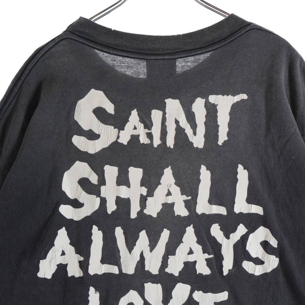 SAINT MICHAEL(セントマイケル) 26SS BAPE_SS T-SHIRT ベイプ Tシャツ 半袖カットソー グレー SM-MK8-0000-C49
