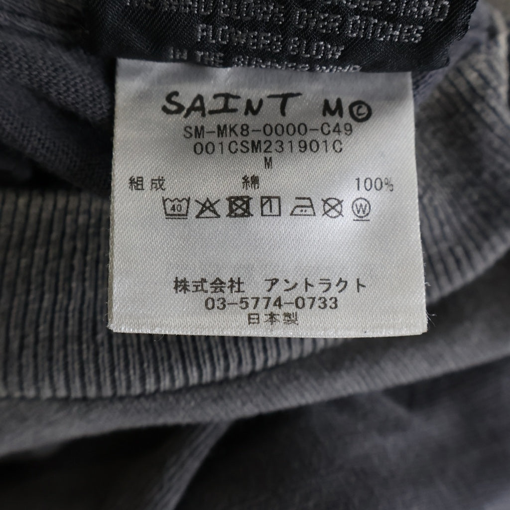 SAINT MICHAEL(セントマイケル) 26SS BAPE_SS T-SHIRT ベイプ Tシャツ 半袖カットソー グレー SM-MK8-0000-C49