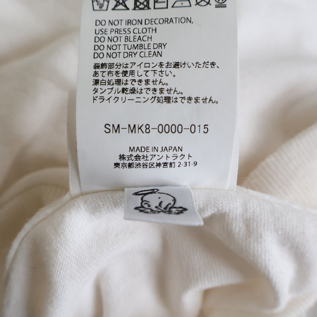 SAINT MICHAEL(セントマイケル) 26SS SS T-SHIRT / SAINT WORLD セントワールド 半袖カットソー Tシャツ ホワイト SM-MK8-0000-015