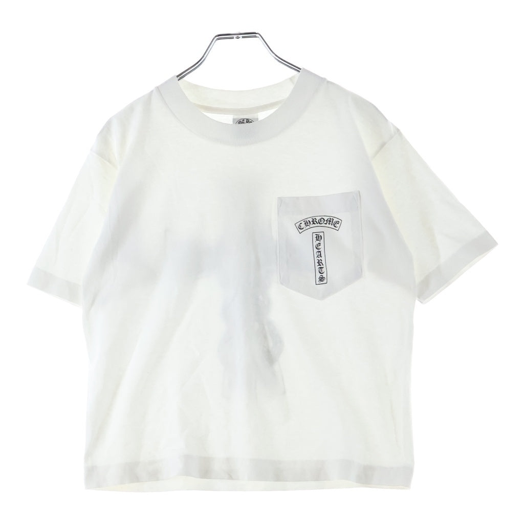 CHROME HEARTS(クロムハーツ) OLD CELTIC CROSS S/S Tee ケルティッククロス プリント半袖Tシャツ カットソー ホワイト レディース