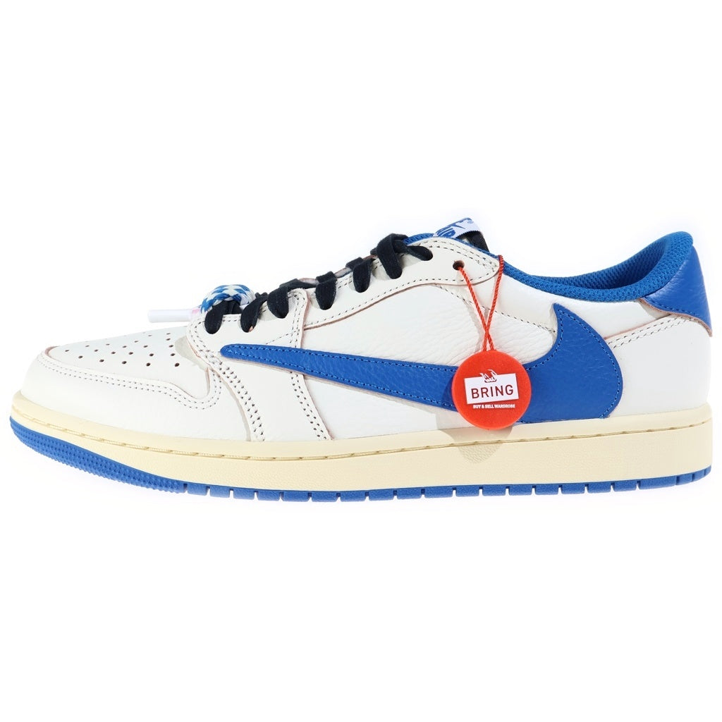 NIKE(ナイキ) ×TRAVIS SCOTT FRAGMENT DESIGN AIR JORDAN LOW エアジョーダン 1 ローカットスニーカー US9.5/27.5cm DM7866-104