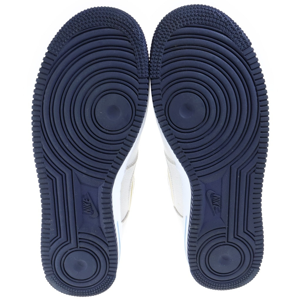 NIKE(ナイキ) Air Force 1 Low PRM Blue Void エアフォース1 ロー プレミアム ブルーボイド ローカットスニーカー ホワイト/ブルー US10/28.0cm DB3541-100
