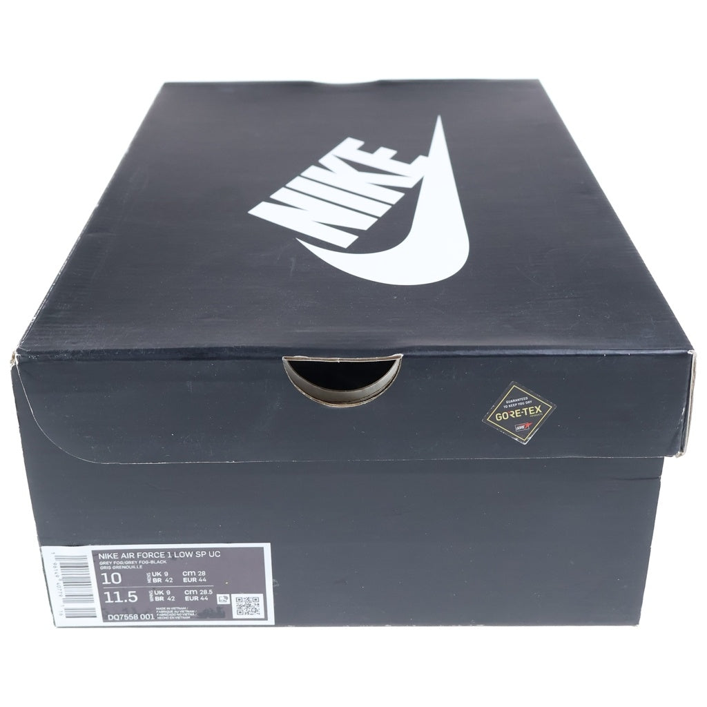 NIKE(ナイキ) ×UNDERCOVER AIR FORCE 1 LOW GREY FOG アンダーカバー エアフォース1 グレーフォグ ローカットスニーカー グレー US10/28.0cm DQ7558-001