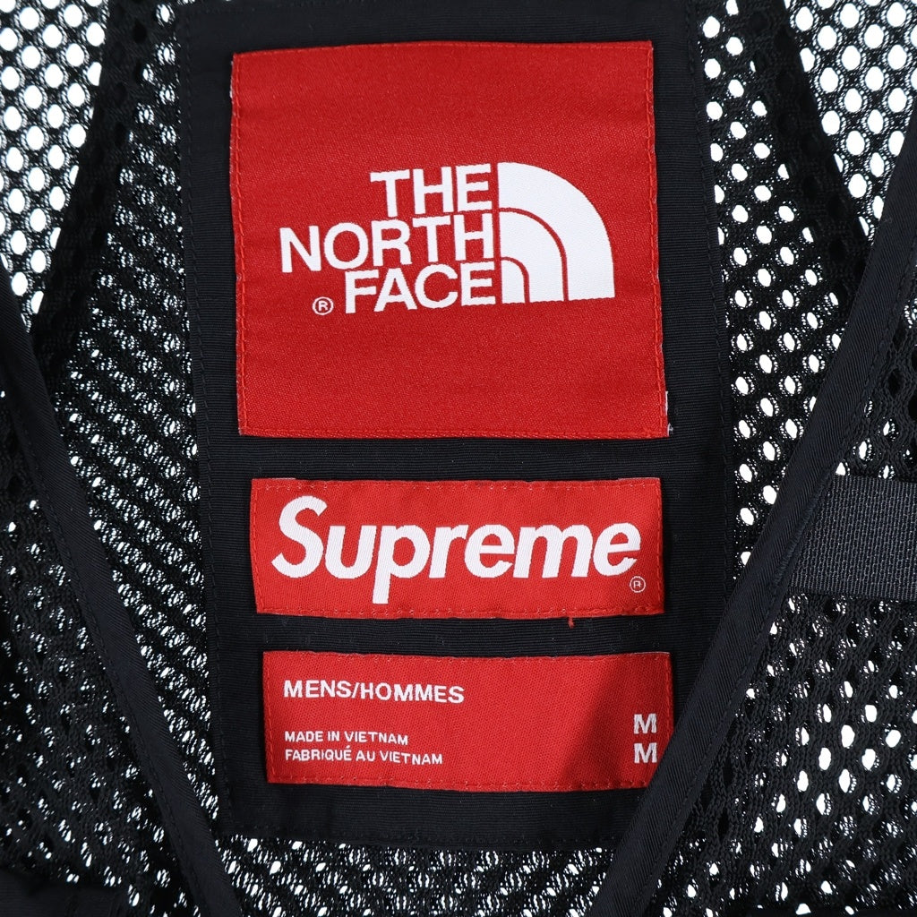 SUPREME(シュプリーム) 20SS ×THE NORTH FACE Cargo Vest ×ザノース・フェイス ジップアップメッシュカーゴベスト ブラック NF0A4QSZ