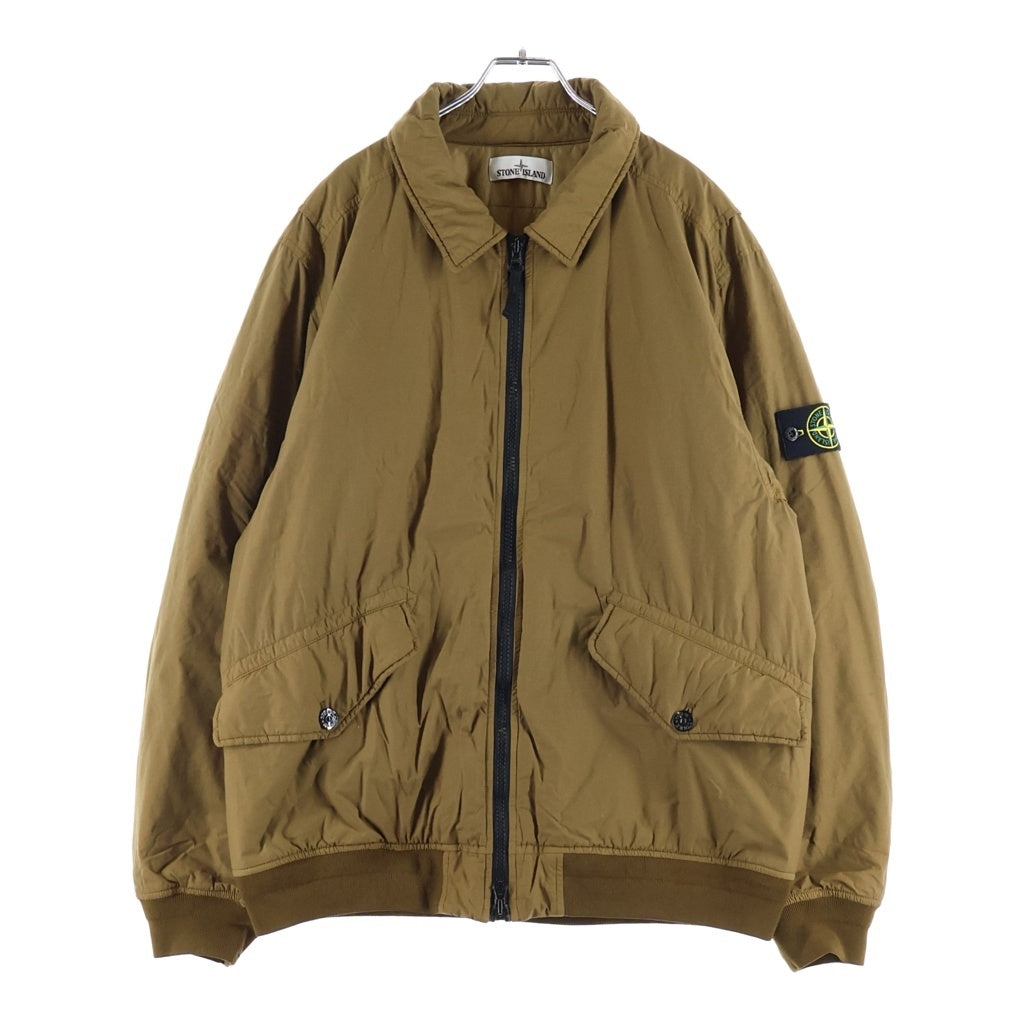 STONE ISLAND(ストーンアイランド) Naslan Light Watro Jacket ジップアップナイロンブルゾンジャケット ブラウン 731542832