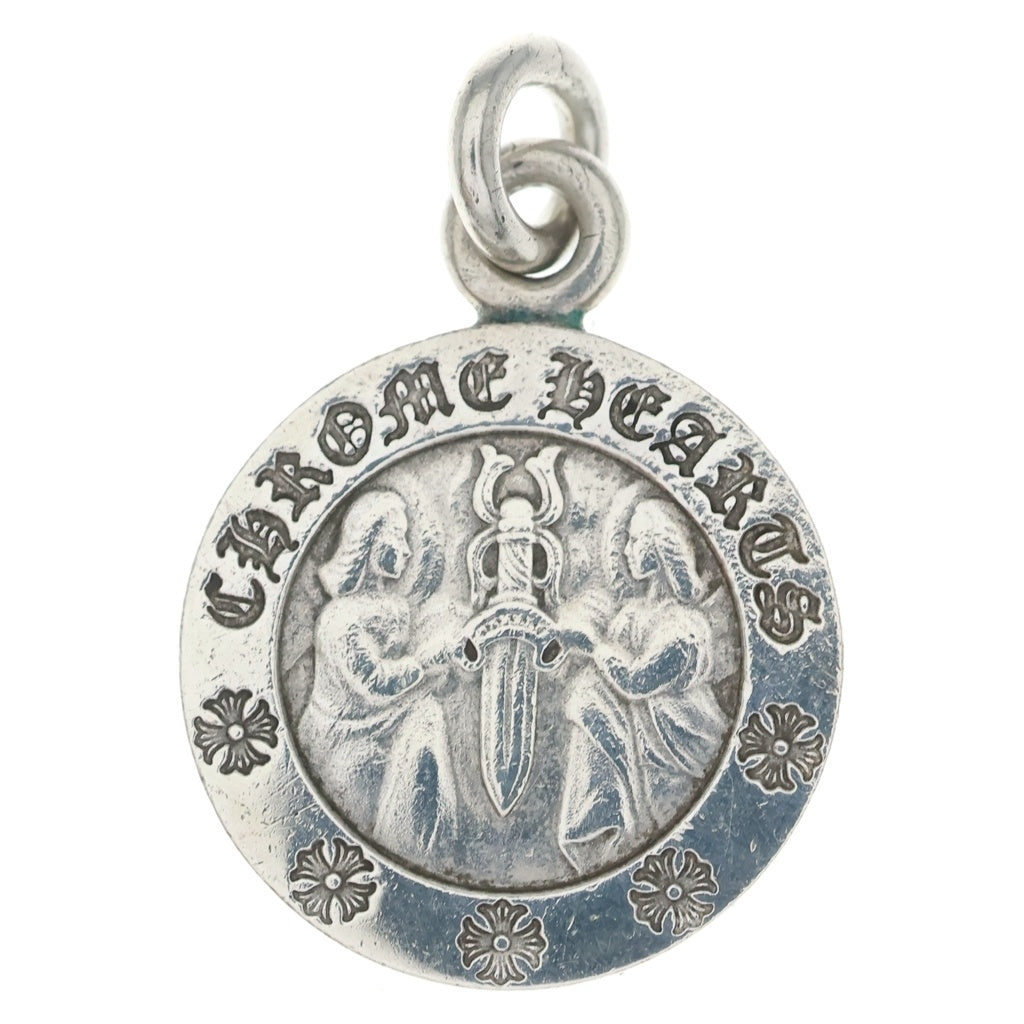 CHROME HEARTS(クロムハーツ) CHRM ANGL MDL V2 エンジェルメダルチャーム ペンダントトップ シルバーBCA229