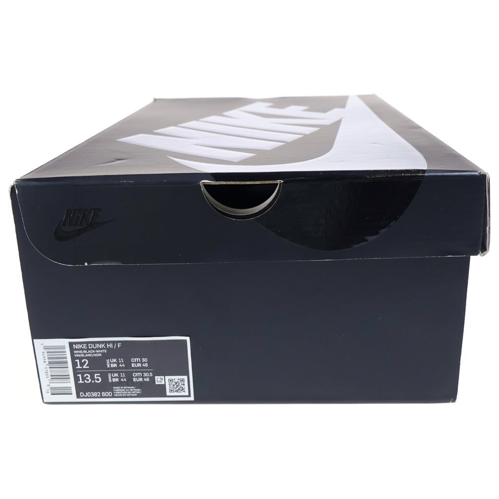 NIKE(ナイキ) ×FRAGMENT DUNK HIGH CITY PACK BEIJING フラグメント ダンクハイ シティパック 北京 ハイカットスニーカー ブラック/パープル US12/30cm DJ0382-600