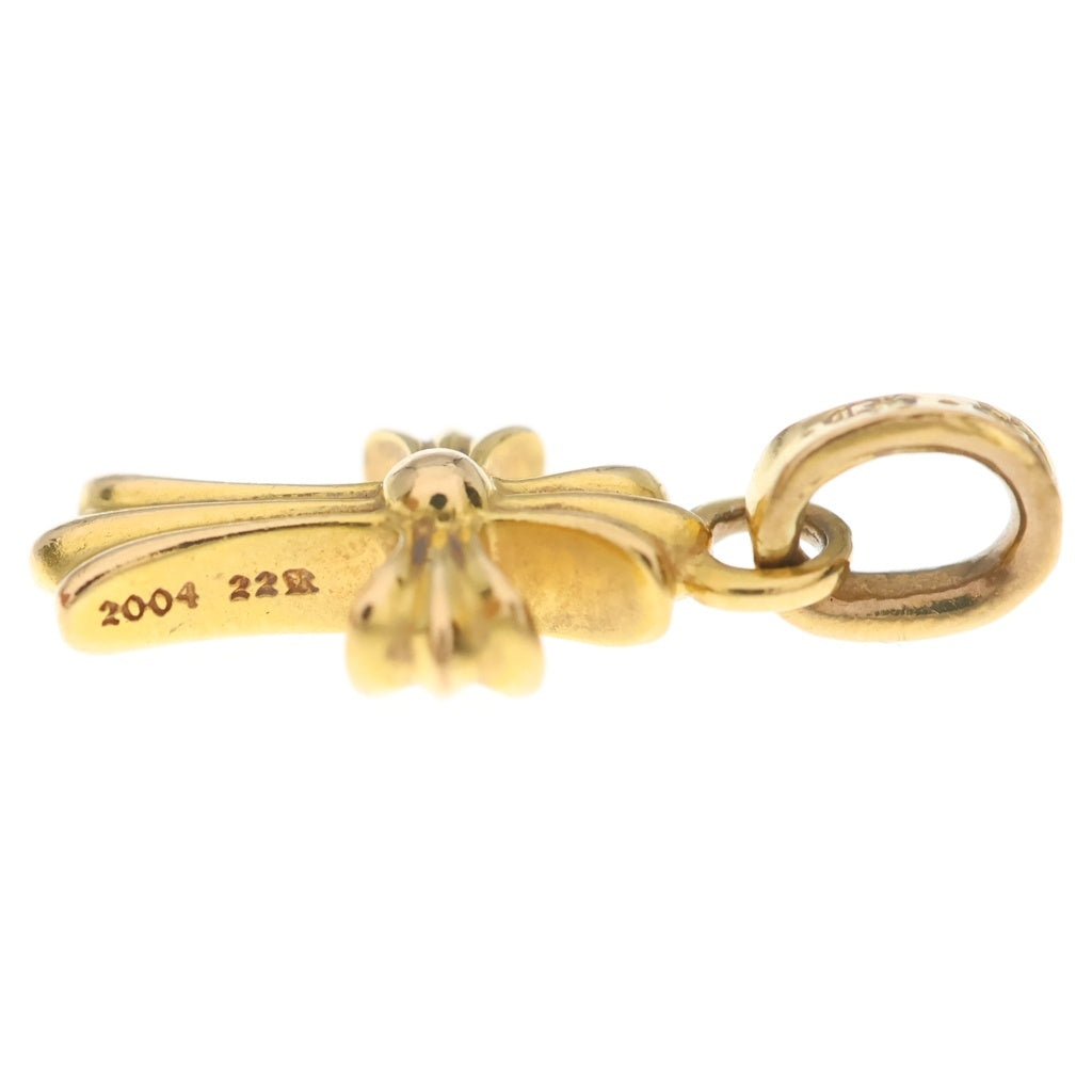 CHROME HEARTS(クロムハーツ) 22K CRS BBYFAT P/DIA ベイビーファットクロス PAVEダイヤ ペンダントトップ ゴールド BCA035