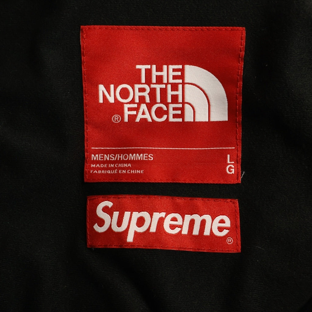 SUPREME(シュプリーム) 21AW×THE NORTH FACE Bleached Denim Print Mountain Jacket ノースフェイス ブリーチデニム マウンテンジャケット パーカー ナイロンジャケット ブルー NP52100I
