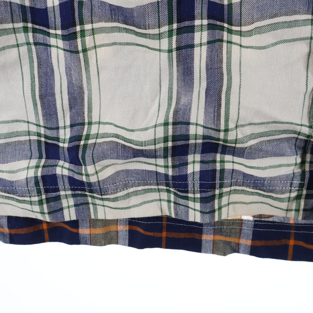 LOEWE(ロエベ) 25SS クラシックカラー チェック 半袖 シャツ マルチ H526Y05W34