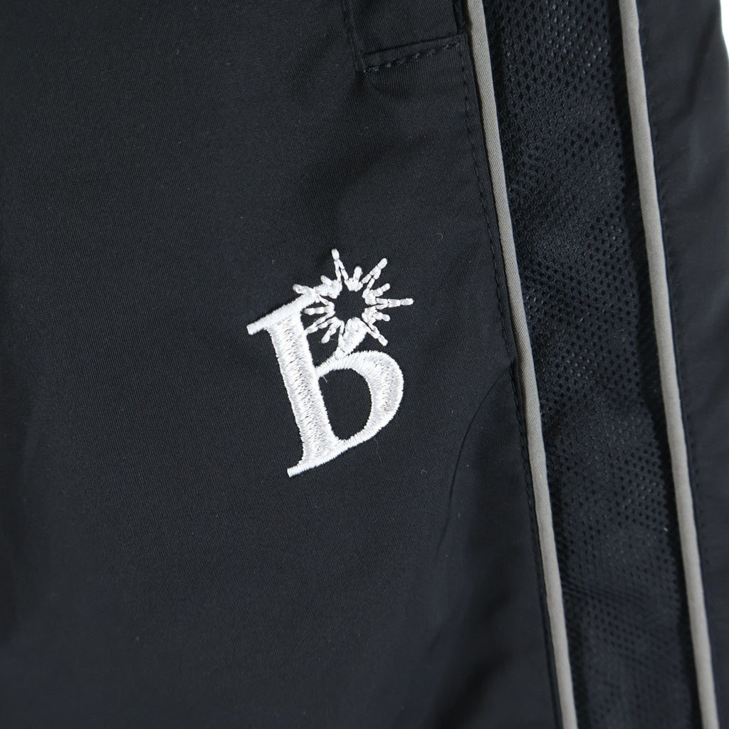 BoTT(ボット) ロゴ刺繍 サイドライン トラックパンツ 251BoTT11 ブラック