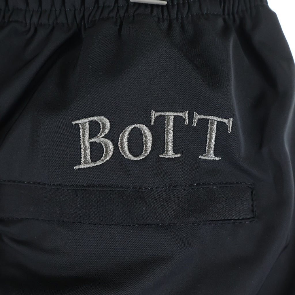 BoTT(ボット) ロゴ刺繍 サイドライン トラックパンツ 251BoTT11 ブラック