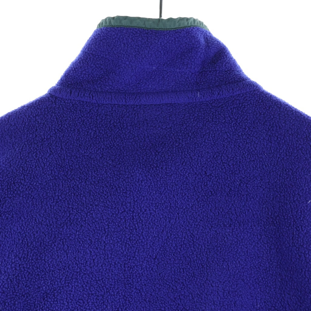 PATAGONIA(パタゴニア) 92年~94年 雪なしタグ アノラック スナップボタンフリースジャケット ネイビー