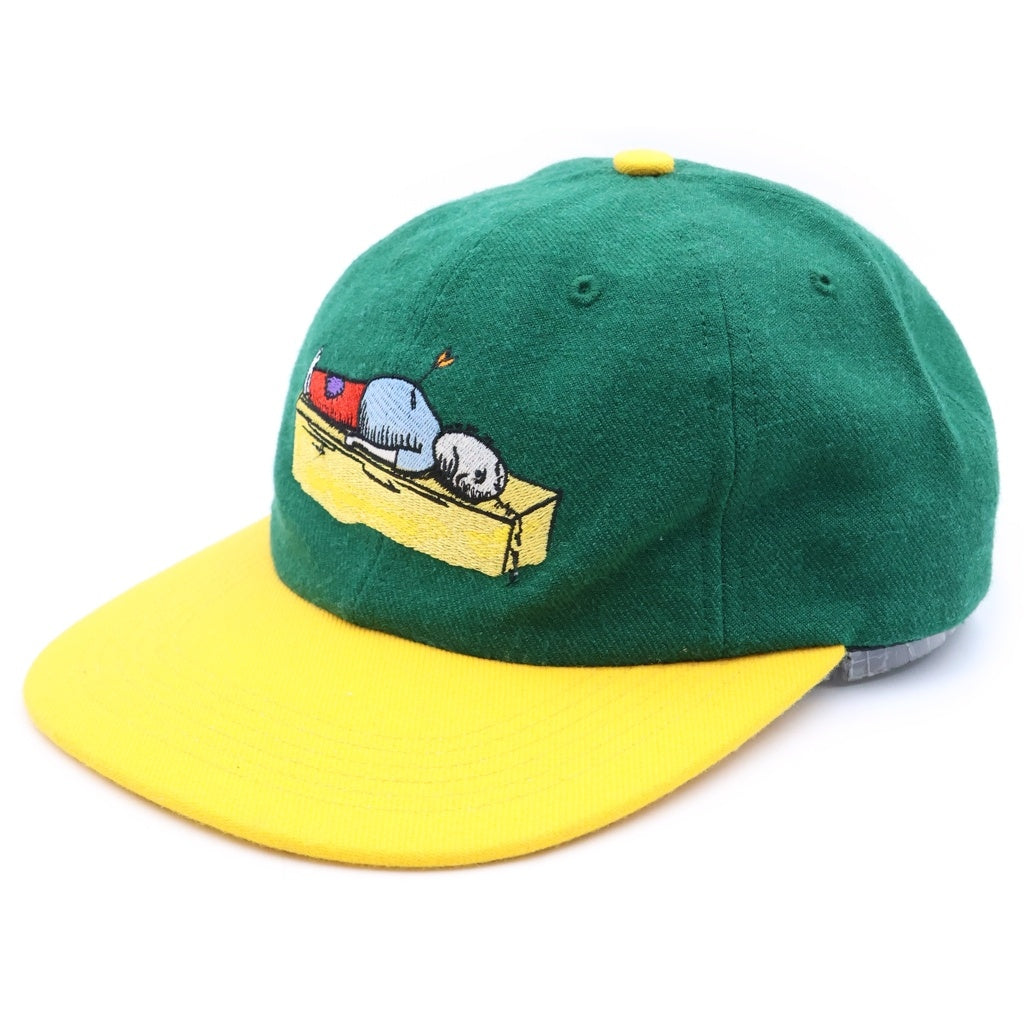 SUPREME(シュプリーム) 23AW Neil Blender Arrow 6-Panel ニールブレンダー6パネルキャップ 帽子 グリーン/イエロー