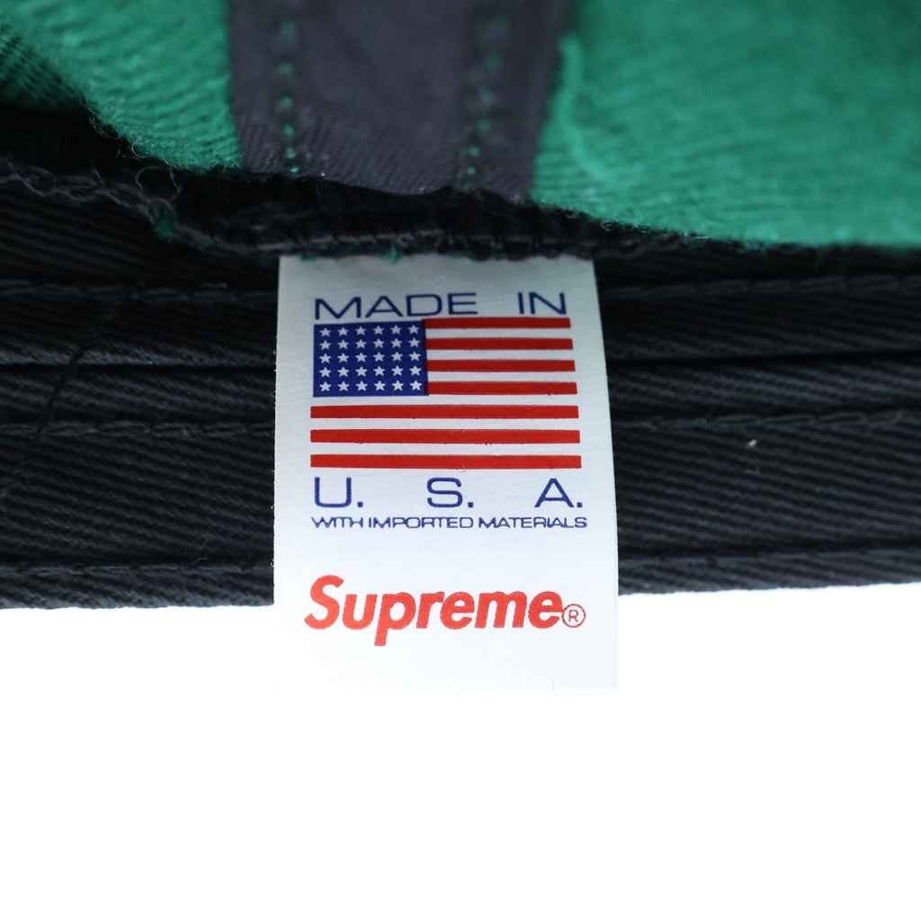 SUPREME(シュプリーム) 23AW Neil Blender Arrow 6-Panel ニールブレンダー6パネルキャップ 帽子 グリーン/イエロー