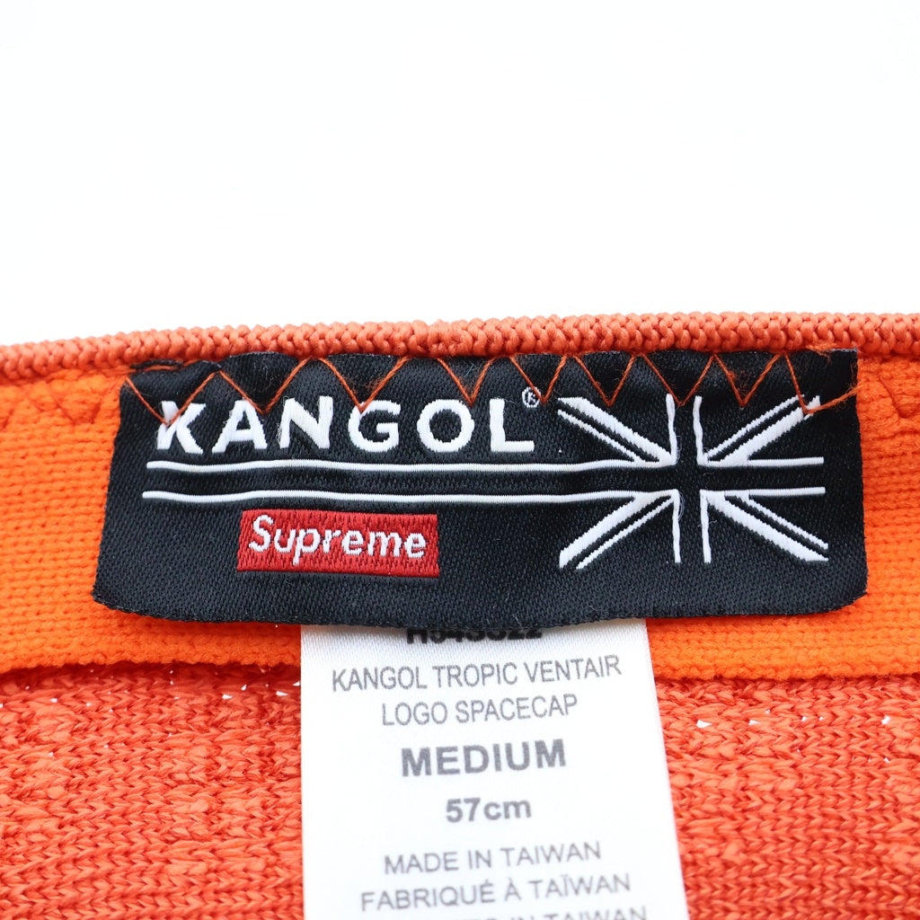SUPREME(シュプリーム) 22SS ×KANGOL Ventair Logo SpaceCap ×カンゴール ベントエアー ロゴ スペースキャップ オレンジ H54SS22