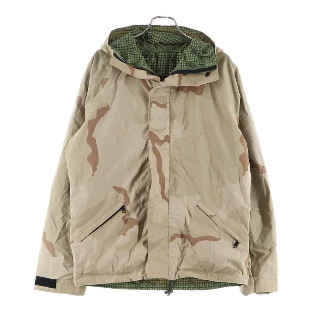 NO BRAND(ノーブランド) Night Desert Camo Gore-Tex ゴアテックス カモ柄 リバーシブル ミリタリージャケット カーキ