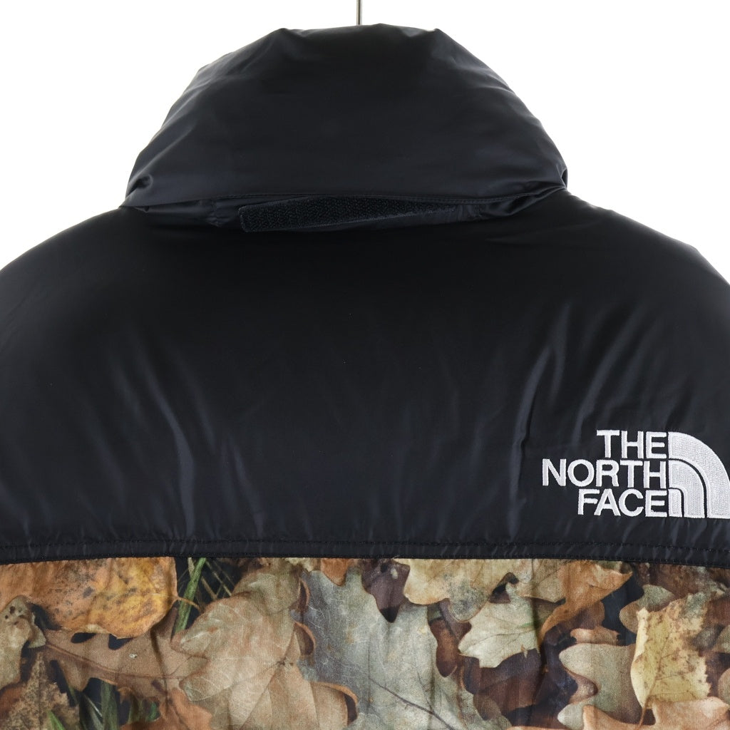 SUPREME(シュプリーム) ×The North Face Nuptse Jacket Leaves ×ザノースフェイス 枯葉 ヌプシ ジャケット リーブス ブラウン/ブラック ND51602I