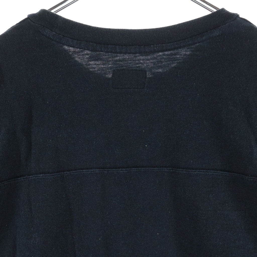 SUPREME(シュプリーム) 08AW L/S Football Top ロゴ プリント ロングスリーブ 長袖 Tシャツ カットソー ブラック