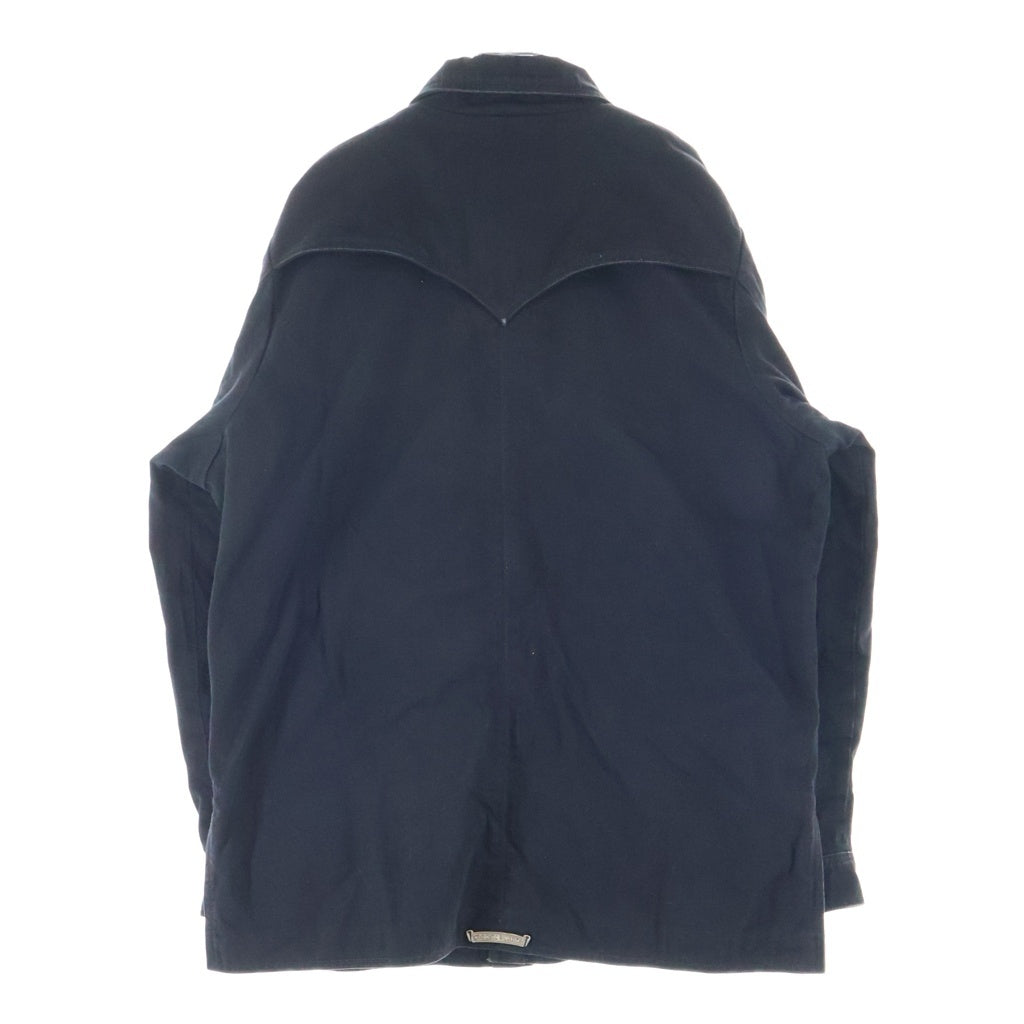 CHROME HEARTS(クロムハーツ) HUNTING JACKET ホースシューボタン デニム ハンティングジャケット ブラック