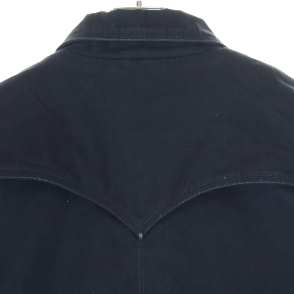 CHROME HEARTS(クロムハーツ) HUNTING JACKET ホースシューボタン デニム ハンティングジャケット ブラック